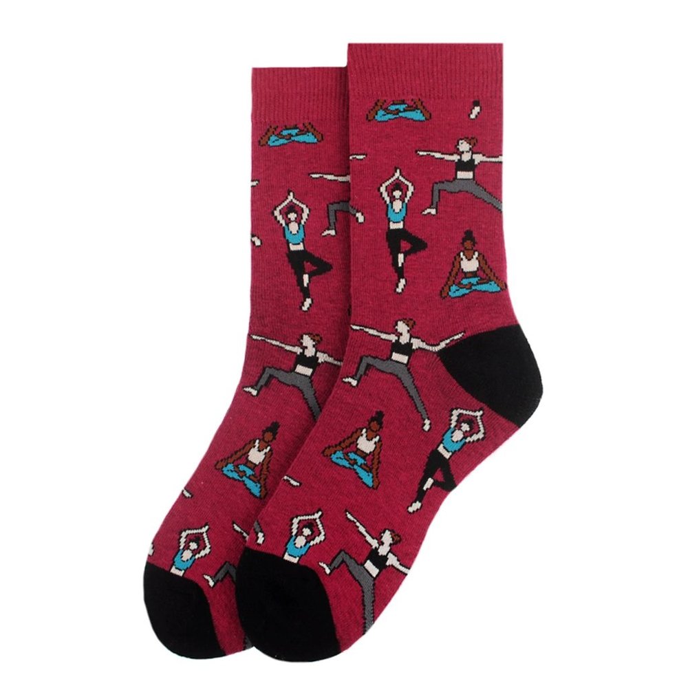 Women's Yoga Novelty Socks - Picture 3 of 4
